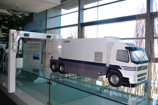 車載X光機集裝箱檢查系統模型